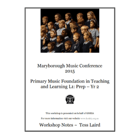 Maryborough Music Conference, July 2015 – Level 1