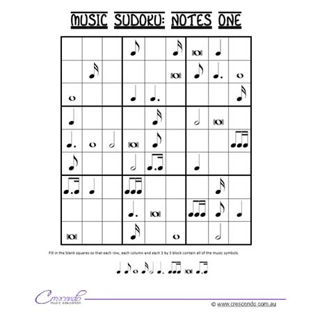 Music-Notes-Sudoku-Bundle